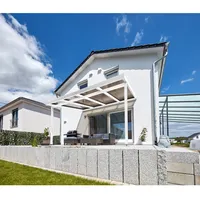 Gutta Terrassendach Premium 410 x 406 cm weiß /