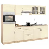 WIHO KÜCHEN Küchenzeile »Linz«, mit E-Geräten, Breite 270 cm