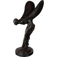 Casa Padrino Anmutende Bronze Figur Skulptur auf Marmorsockel Lady