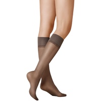 Kunert Satin Look 20 transparenter Glanz 20 DEN Graphit