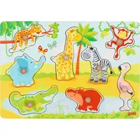 GoKi Steckpuzzle Afrikanische Tierkinder (57397)