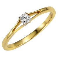 Diamonds by Ellen K. 585 zweifarbig mit Brillant 0,10ct.