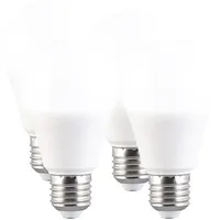 Luminea 4er-Set LED-Lampen E27 9W (ers. 75W) 3-stufig dimmbar: