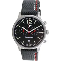 Messerschmitt - Funktions-Fliegerchronograph Schwarz / Rot - Quarz Herrenuhr