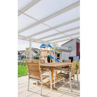 Gutta Terrassendach Premium 611 x 306 cm weiß /