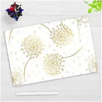 Cover-your-desk Schreibtischunterlage für Kinder und Erwachsene Goldene Pusteblume aus
