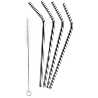 TRCE technoline TH 100 Edelstahl-Trinkhlam 4er-Set
