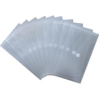 Kranholdt Dokumententaschen Sammelmappen Sichttaschen quer transparent natur- Dokumentenmappe mit