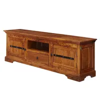 Massivmoebel24 TV-Board Akazie 170x40x55 honig lackiert OXFORD 0324