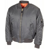 Max Fuchs MFH Outdoorjacke US Pilotenjacke MA1, urban grau