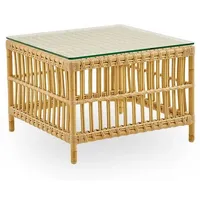 Casa Padrino Luxus Gartentisch Naturfarben 60 x 60 x