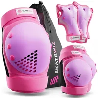 SKATEWIZ Protektoren Kinder Schoner Set Skateboard - Knieschoner Ellenbogen.