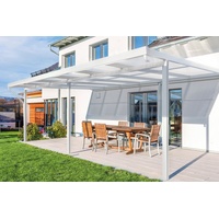 Gutta Terrassendach Premium 611 x 406 cm weiß /