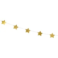 Partydeco Girlande 3,6 m Gold