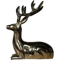 Casa Padrino Designer Deko Hirsch liegend Gold 18 x
