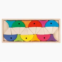 GoKi 58472 - Legespiel und Bausteinkasten 6 bunte Fische