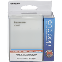 Panasonic eneloop SmartPlus USB Travel Ladegerät für 1–4 AA/AAA