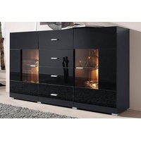 Höltkemeyer Sideboard »Happy«, Breite 150 cm schwarz
