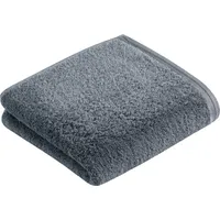 VOSSEN Vegan Life Handtuch 60 x 110 cm dunkelgrau