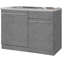 WIHO KÜCHEN Spülenschrank »Chicago«, 110 cm breit, inkl. Tür/Sockel