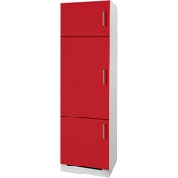 WIHO KÜCHEN Kühlumbauschrank »Kiel«, 60 cm breit rot