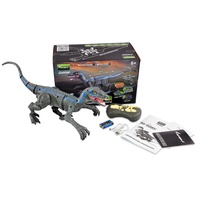 AMEWI 40009 Ferngesteuerter Dinosaurier-Roboter 2,4GHz RTR, grau