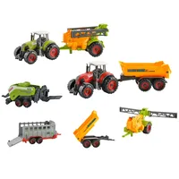 Iso Trade Farm Set 6 landwirtschaftliche Maschinen Spielzeug Kinder