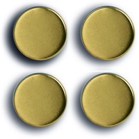 Zeller Magnete gold, Metall Ø 2,3 x 0,9 cm,