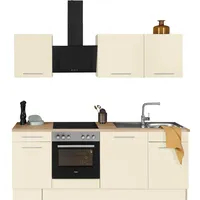 WIHO KÜCHEN Küchenzeile Ela 220 cm gelb