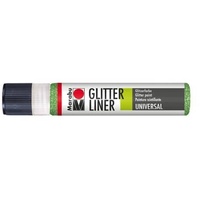 Marabu 180309561 Marabu Glitterliner Glitter-Kiwi 561, 25 ml