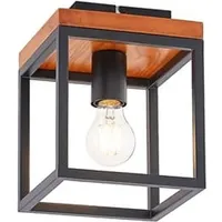 LINDBY Miravi Deckenleuchte, Wood/Black