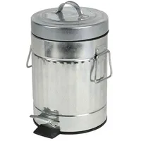 Buri Treteimer 3L American Style Mülleimer Abfalleimer Kosmetikeimer Papierkorb