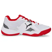 Puma Hallen-Indoorschuhe Solarflash II weiss/rot Herren