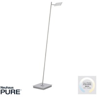 Paul Neuhaus PURE Mira LED-Stehleuchte, Fernbedienung, alu