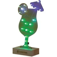 WHADDA Lötbausatz, XL-Platine, Cocktail, mit Holzhalter