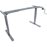 Ergotopia Desktopia Budget Höhenverstellbarer Schreibtisch | Per Kurbel verstellbares