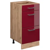 Vicco Küchenunterschrank R-Line 40 cm mit Schubladen, ohne Arbeitsplatte