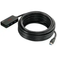 Roline USB 3.2 Gen 1 4-Port Hub mit Repeater,