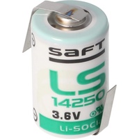 Saft LS14250CNR Lithium Batterie, Size 1/2 AA, Lötfahnen Z-Form