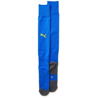 Puma Team Liga Core Stutzenstrümpfe electric blue lemonade/cyber yellow