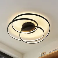 LINDBY Kateryna, schwarz, Ø 60 cm, dimmbar
