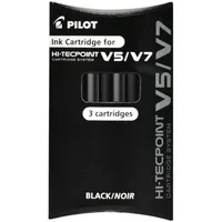 Pilot Pen Pilot Tintenpatronen für Tintenroller V5/V7 schwarz,