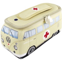 BRISA VW Collection - Volkswagen Neopren Universal-Schmink-Kosmetik-Kultur-Reise-Apotheke-Tasche-Beutel im T1