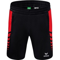 Erima Six Wings Worker Shorts schwarz/rot 116