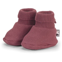 Sterntaler Unisex Baby GOTS Strick-Schuh, Rosa, 16 EU