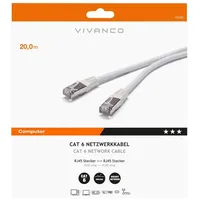 Vivanco CAT6 Netzwerkkabel, 20m (45382)