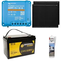 A-TroniX Solaranlage Wohnmobil 220W mit 120Ah Batterie und MPPT