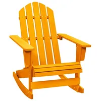 VidaXL Adirondack-Schaukelstuhl Massivholz Tanne Orange