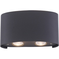 Paul Neuhaus LED-Wandleuchte Carlo Alu, Eisen, Stahl & Metall