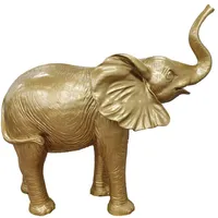 Casa Padrino Designer Dekofigur Elefant Gold 160 x H.